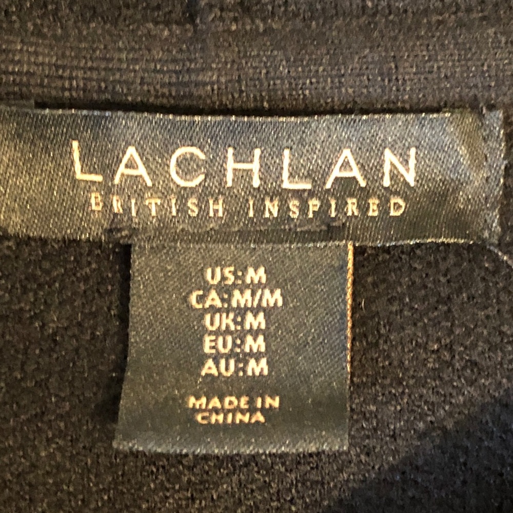 *WINTER SALE* NEW Latchlan Men’s Black Hooded Pullover Sweater in Medium. - Picture 5 of 12